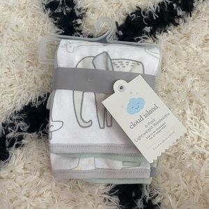 NWT CLOUD ISLAND 6PK INFANT WASHCLOTHS